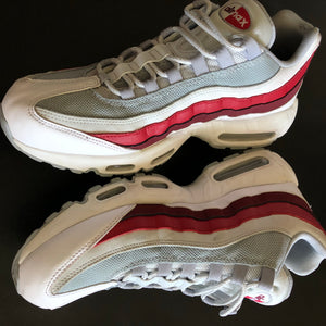 Nike Air Max 95 White Team Red